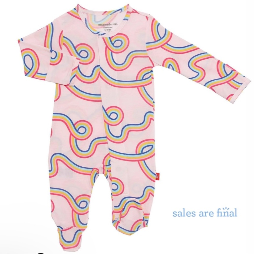EUC Magnetic Me Taffy Modal Footie - Sz 3-6M